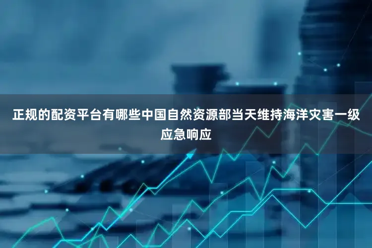 正规的配资平台有哪些中国自然资源部当天维持海洋灾害一级应急响应